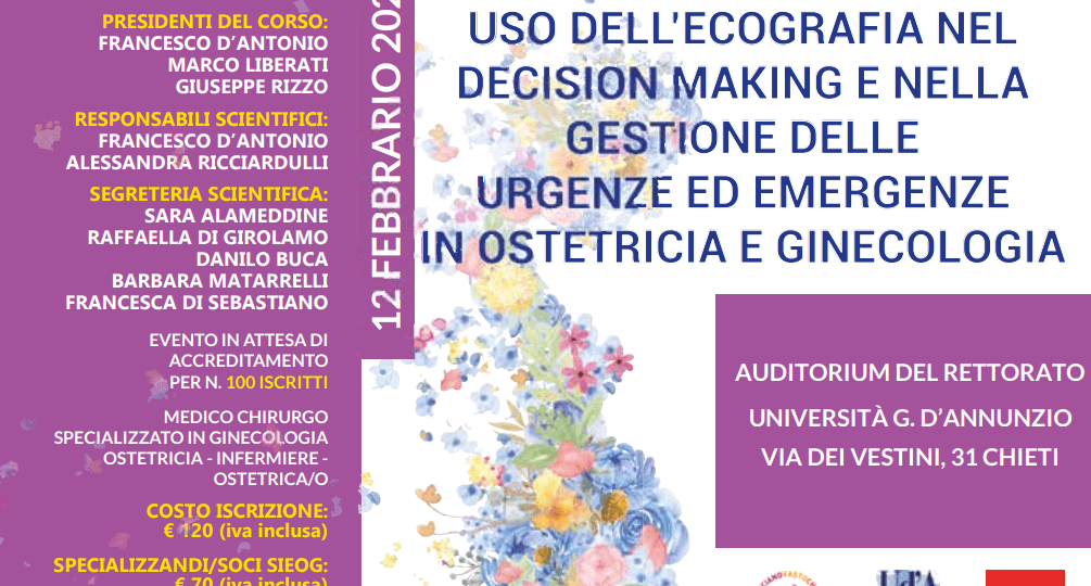corso avanzato ecografia chieti 2022 febbraio